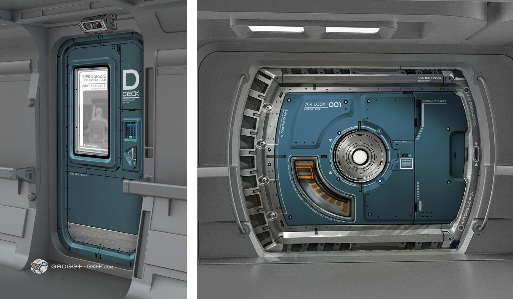 sci fi door concept