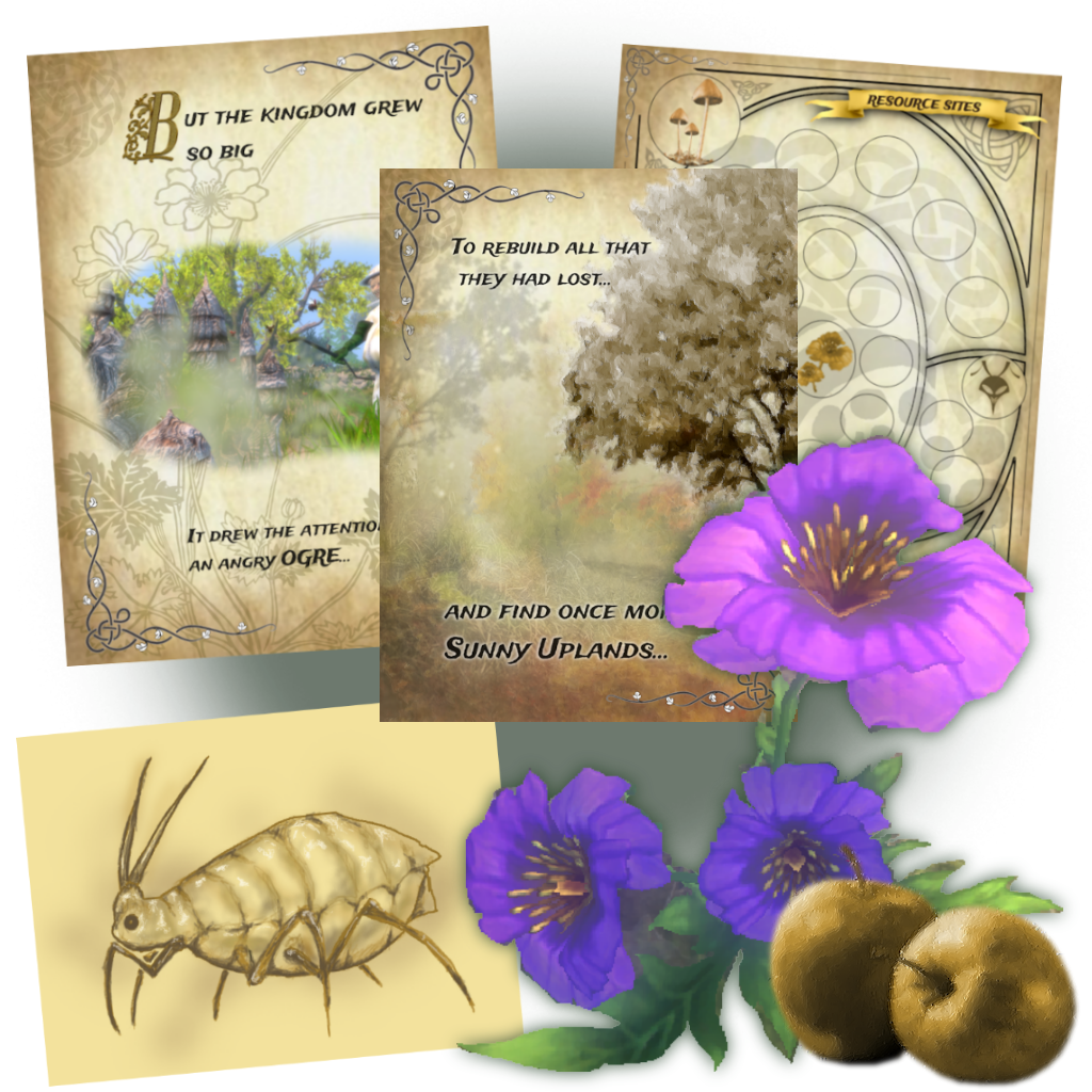 Art used in the creation of the Book of Hive Lore