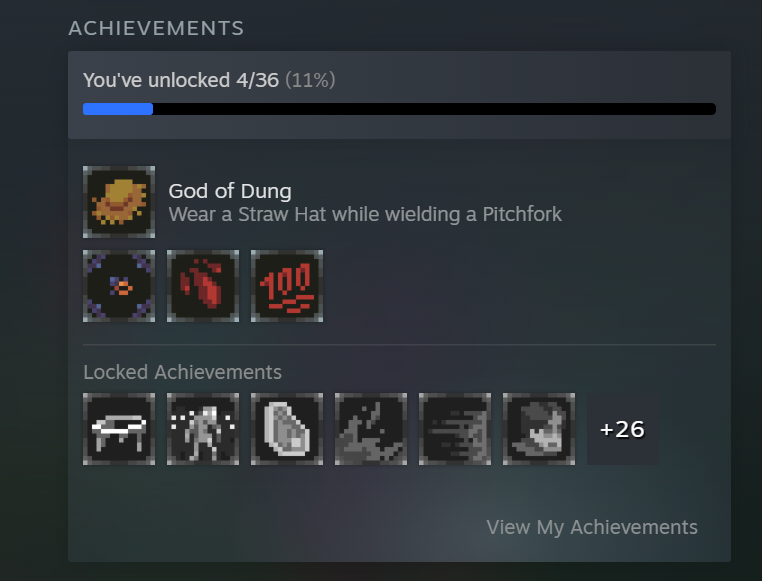 Soulash Steam Achievements