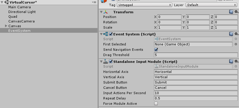 unity custom mouse pointer