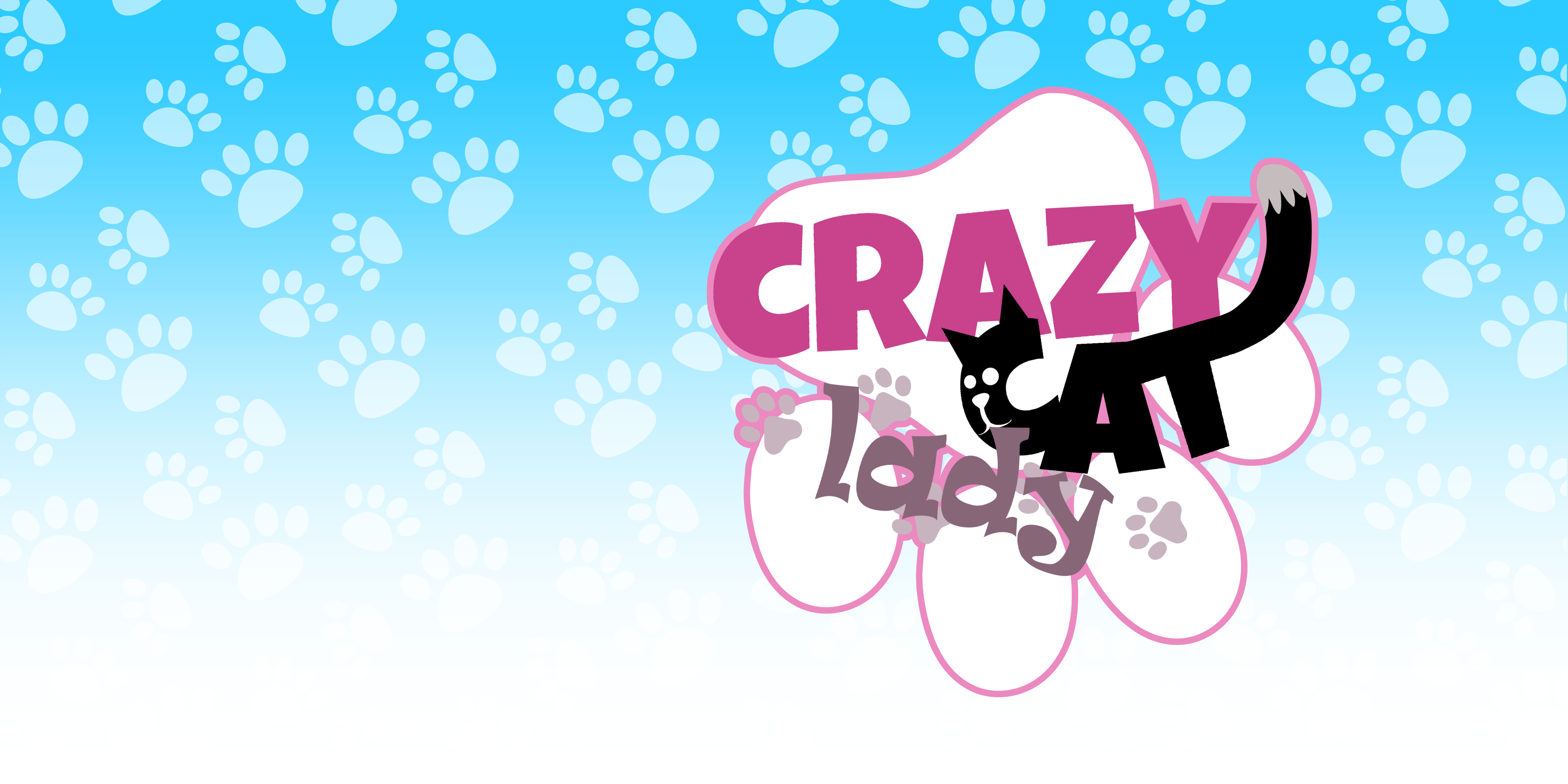 Crazy Cat Lady Logo
