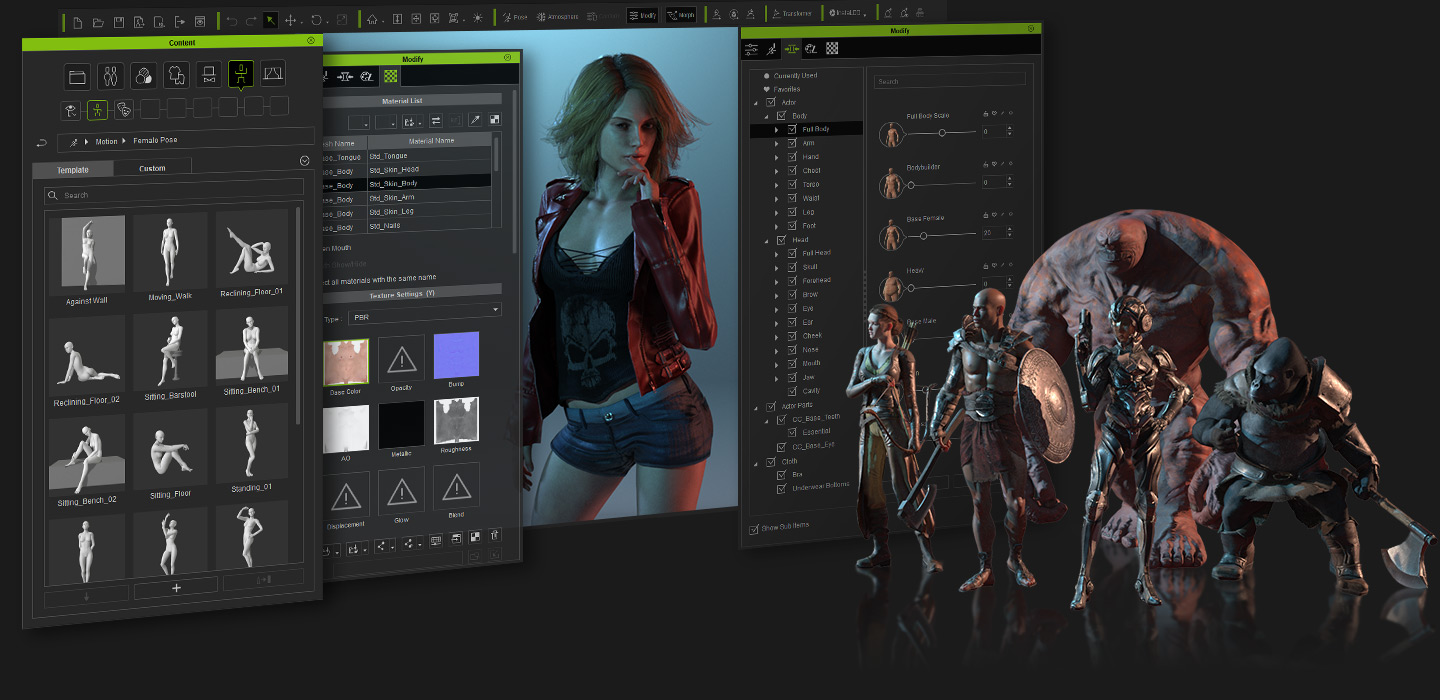 Character Creator: 3D Character Design Software