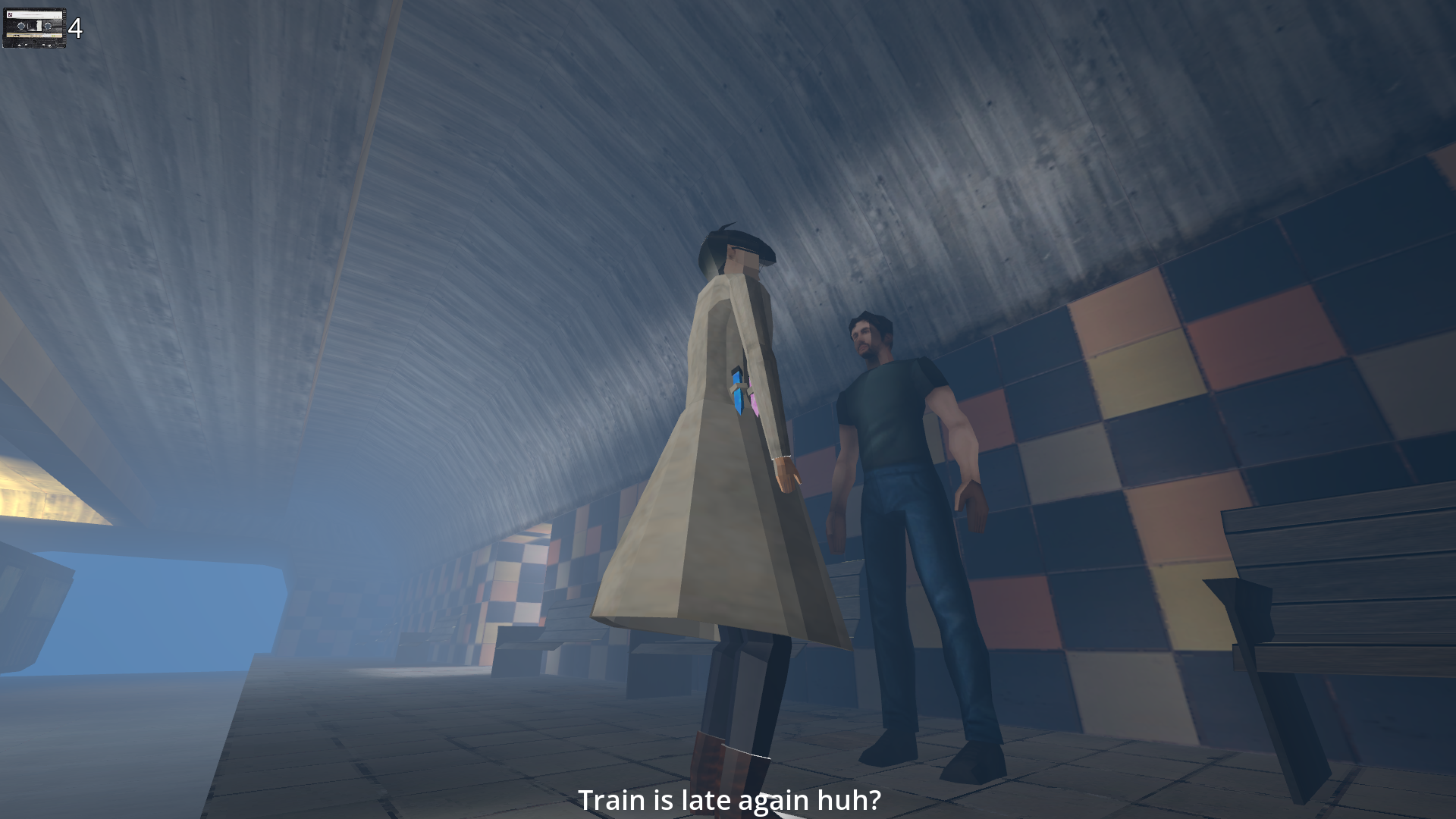 Doctor Kairokos talking to a random person