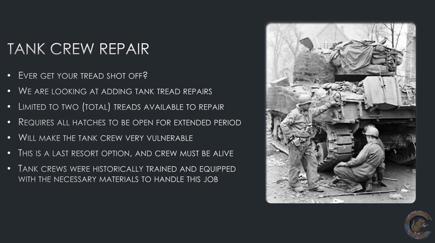 14 tank crew repair