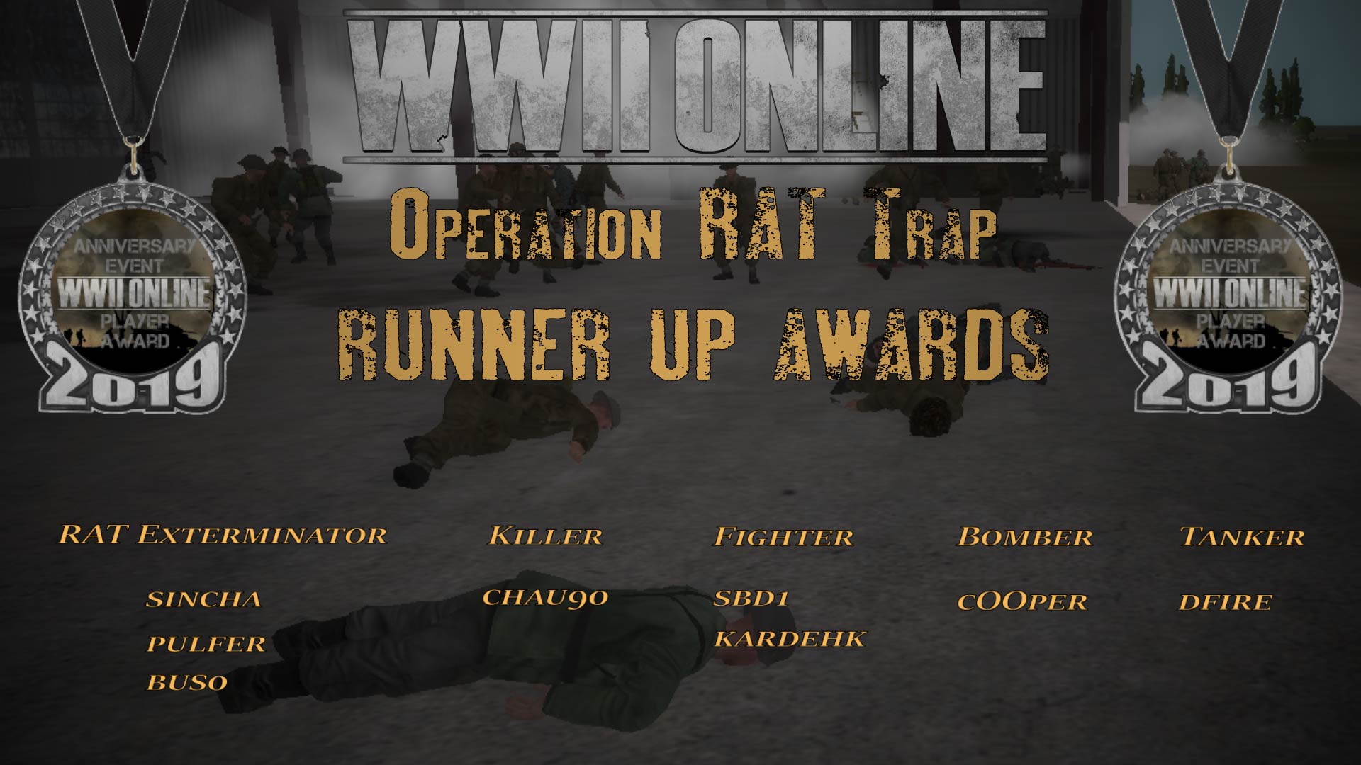 26 RAT Trap Medals