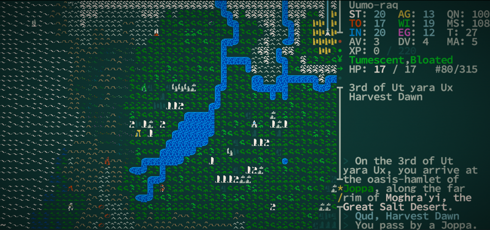 getting lost caves of qud