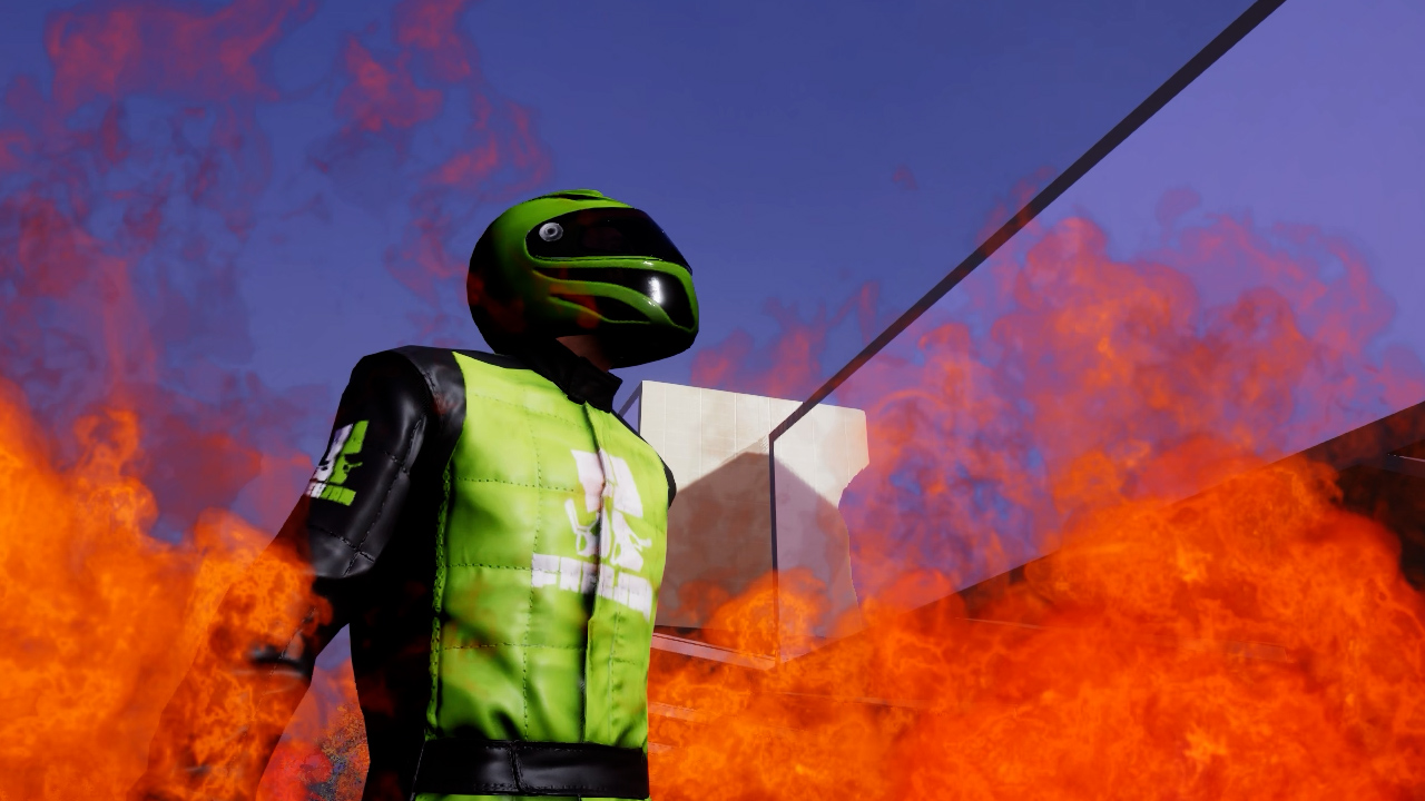 Flaming Green suit
