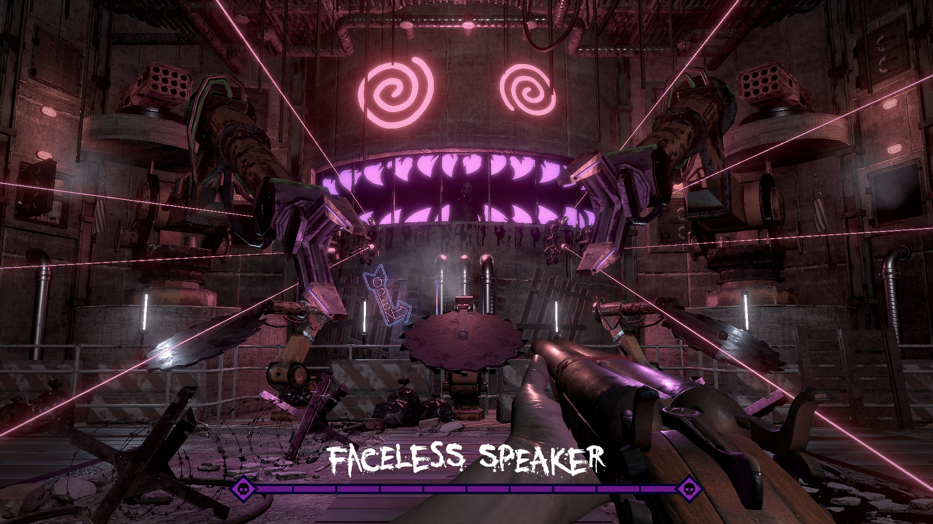 Faceless Speaker Boss Fight (Jawbreaker)