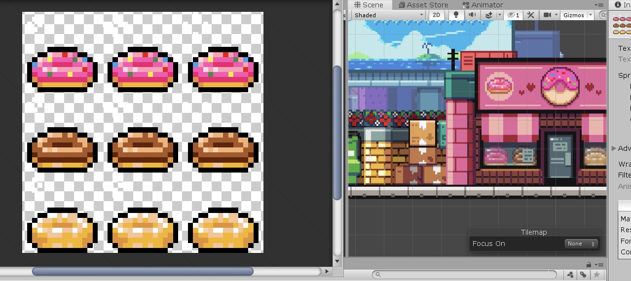 Animating donuts for donut shoppe