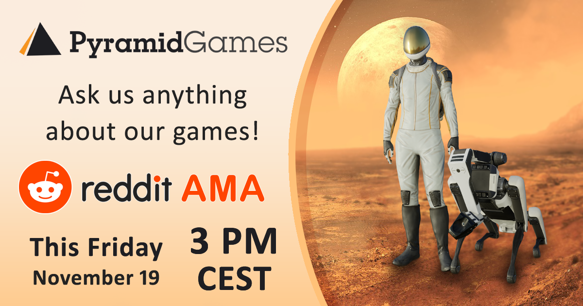 Pyramid Games Reddit AMA announcement