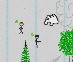 There WIll Be Ink - Stick figure battles, grabby mode