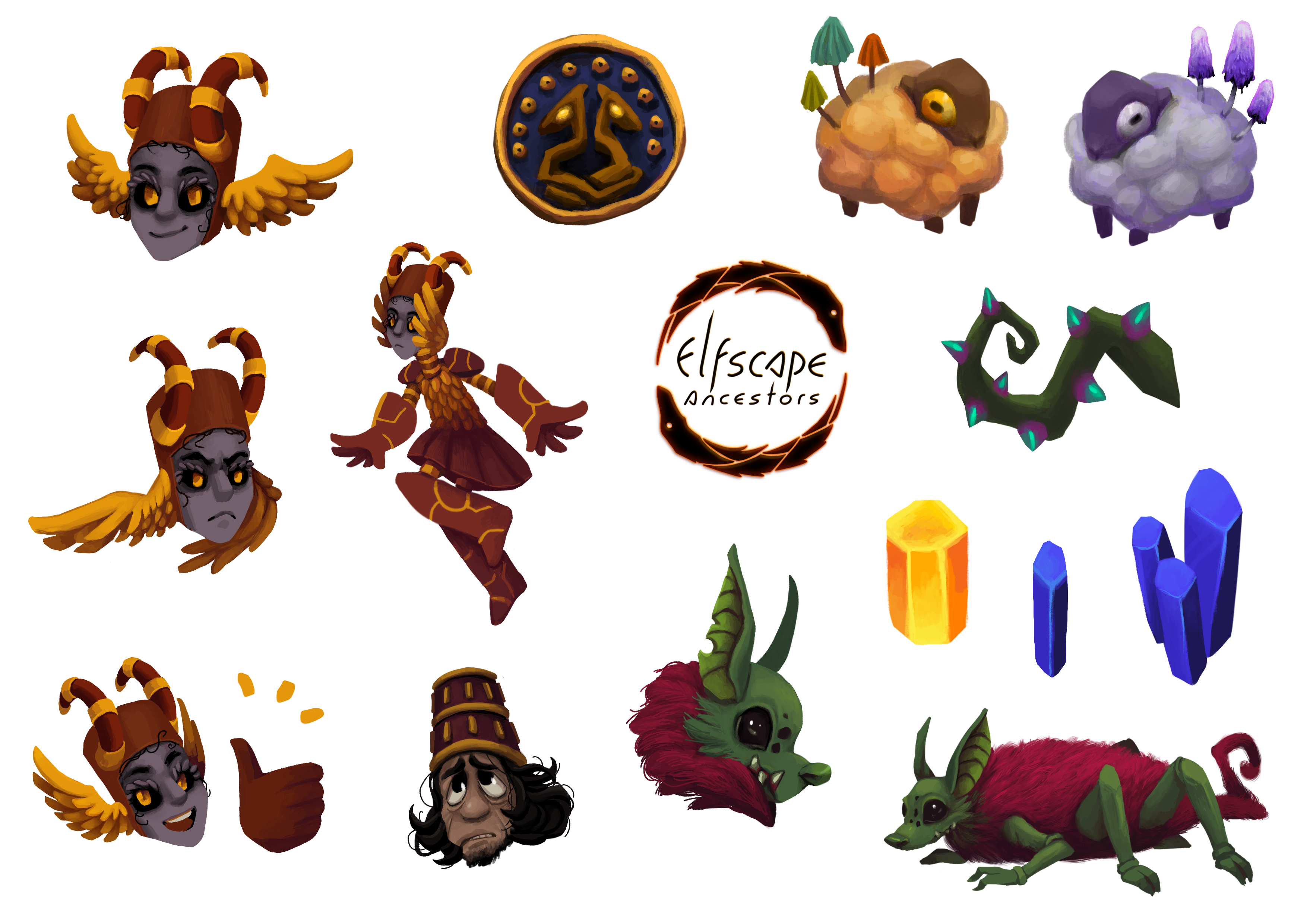 Elfscape: Ancestors stickers