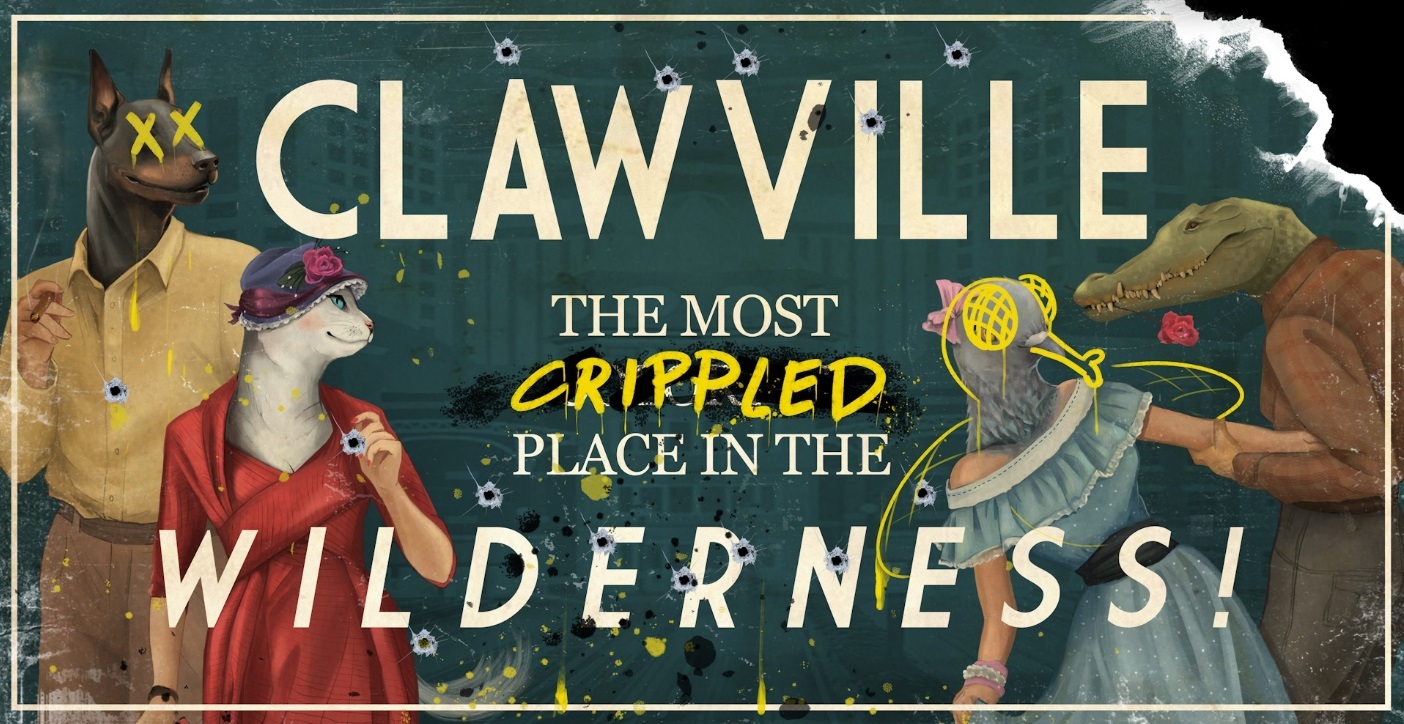 Chicken Police - Into the HIVE! - Clawville Sign