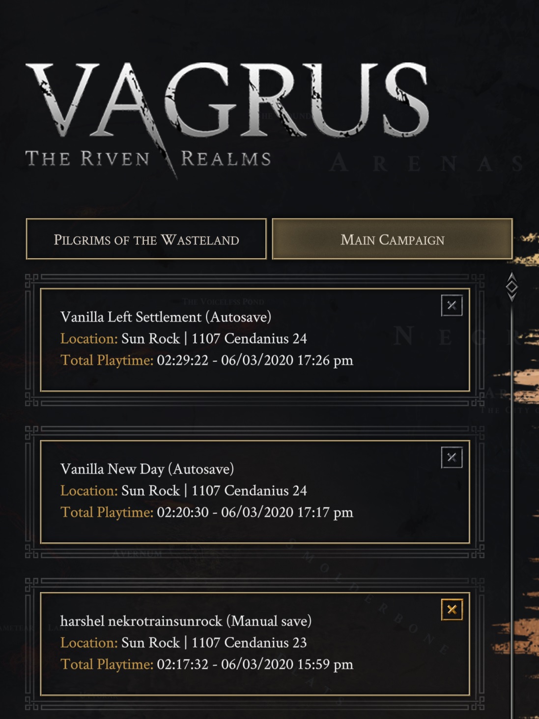 Vagrus - The Riven Realms for apple instal free