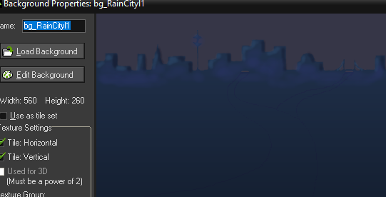 Second most front layer of the city background