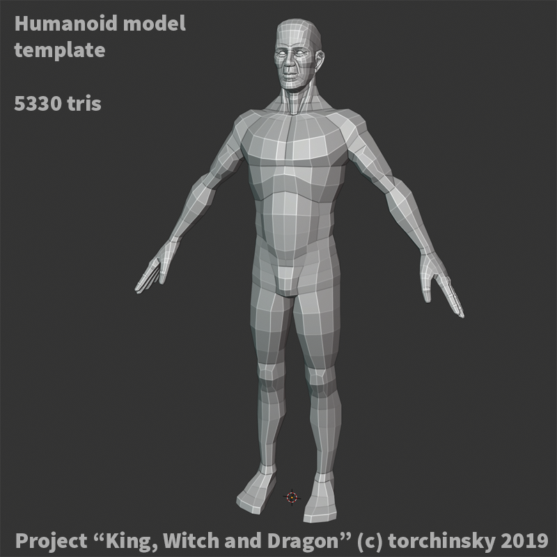 humanoid template front