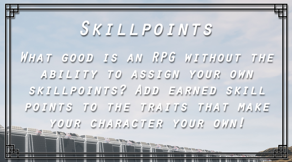 FeaturesBar Skillpoints