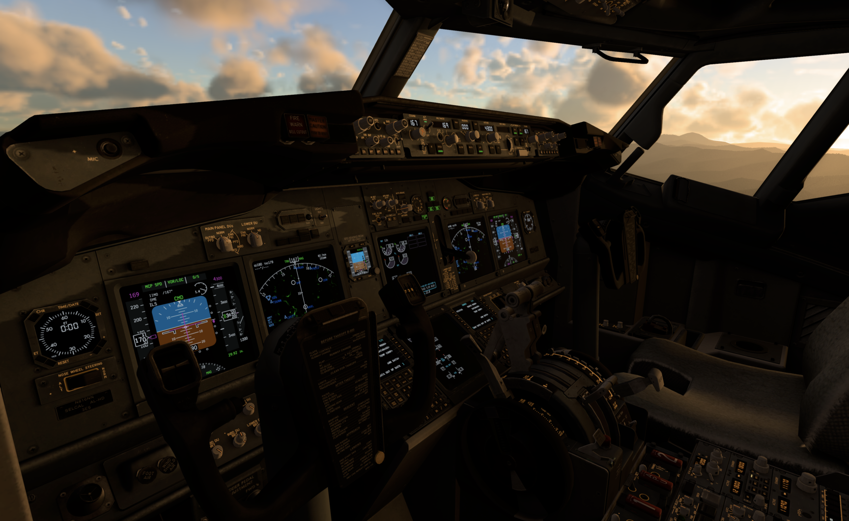 737 cockpit