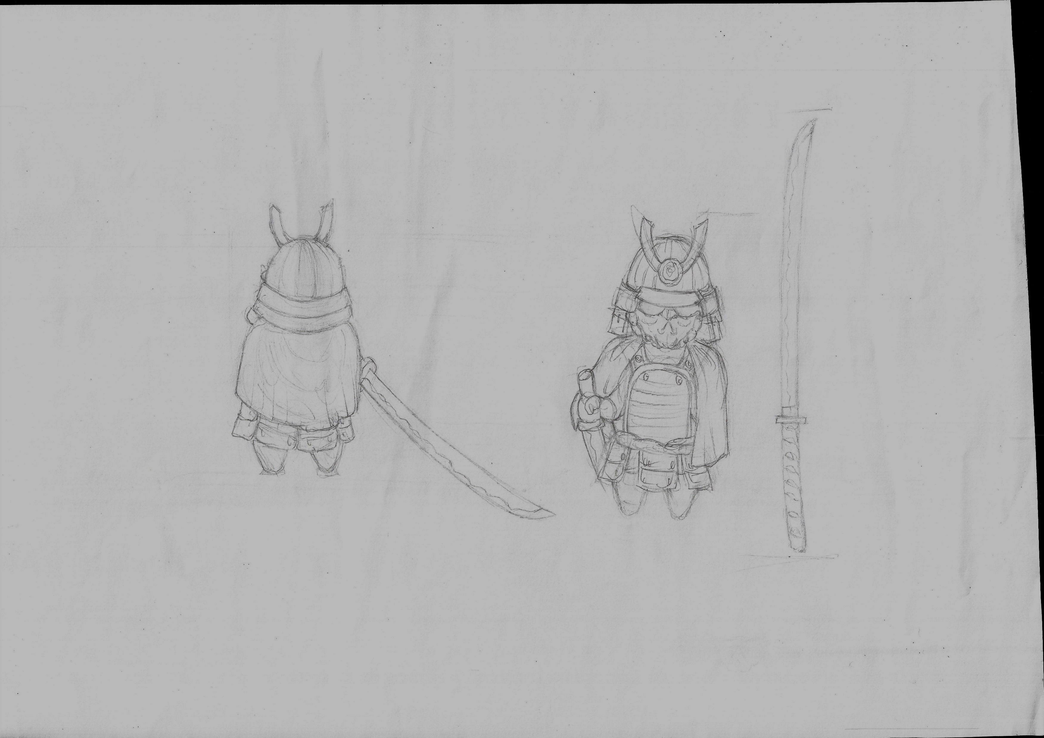 Kabuto first sketches