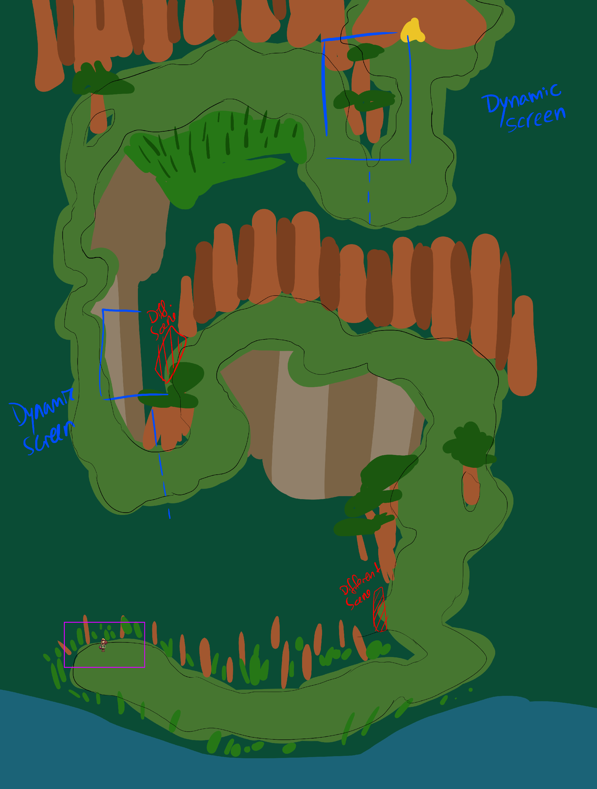 Forest area map