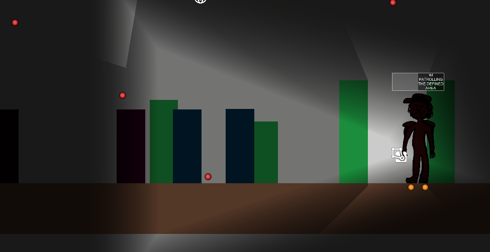 Development tests - Guard Navigation through waypoints scattered on the map