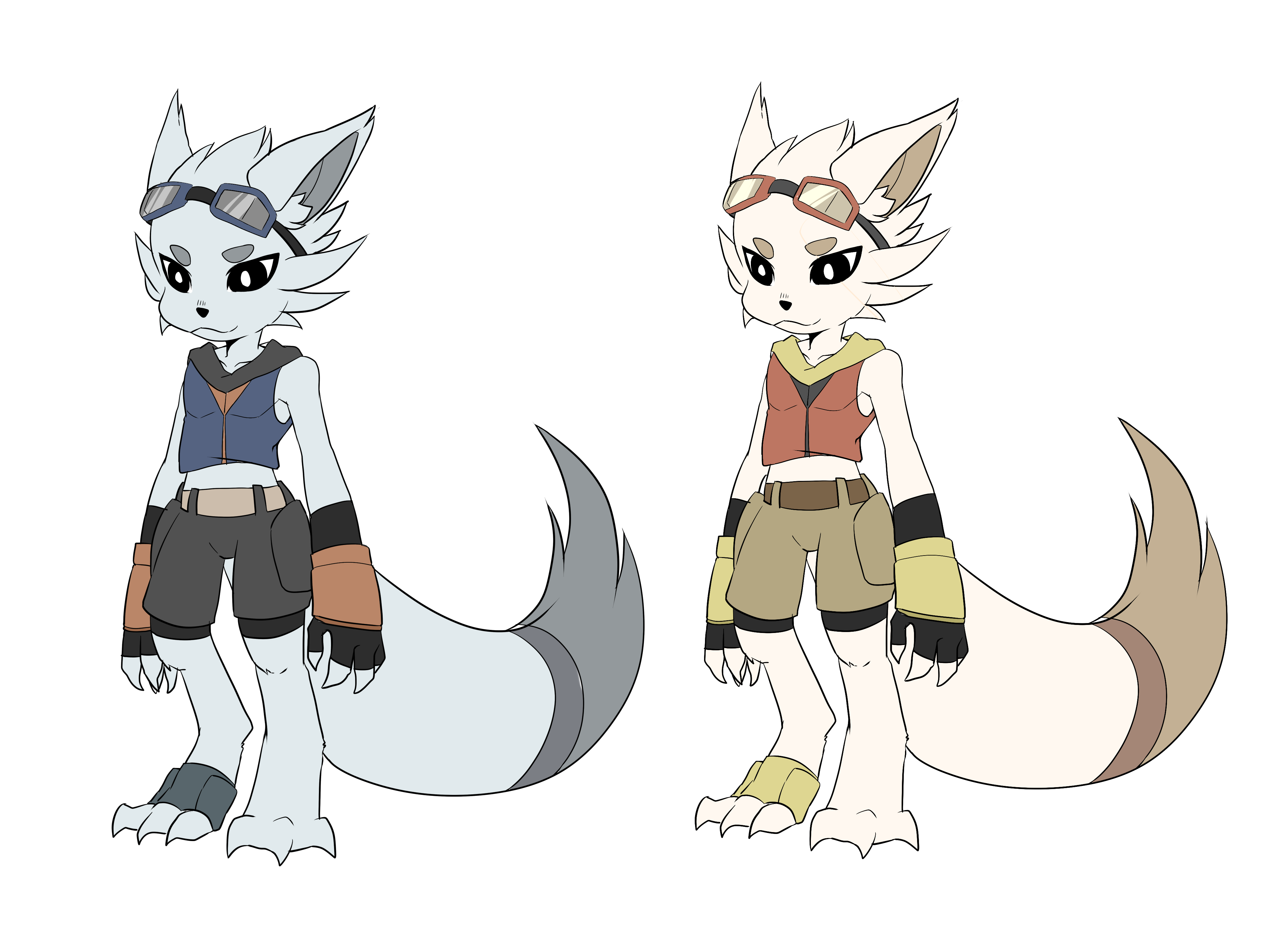 fox character color