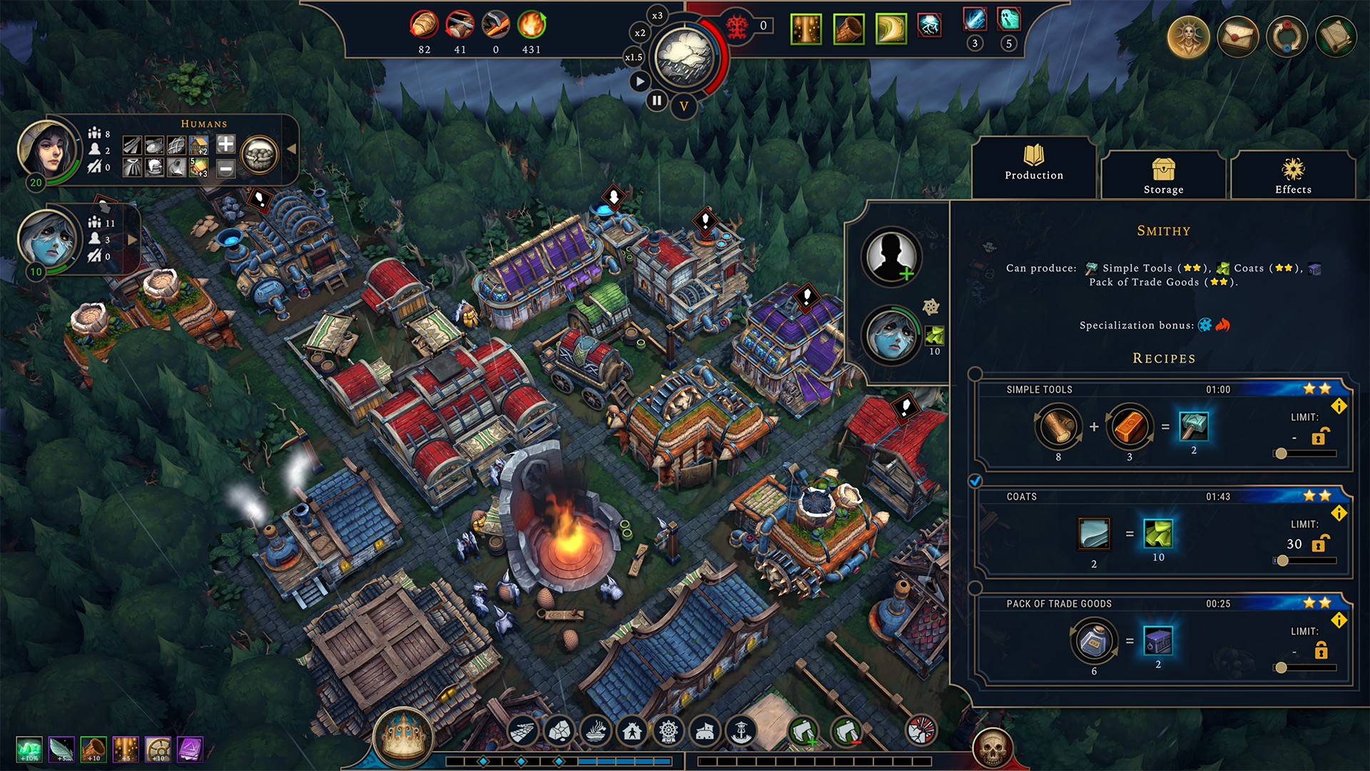 Against the Storm is a roguelike city-builder full of intelligent