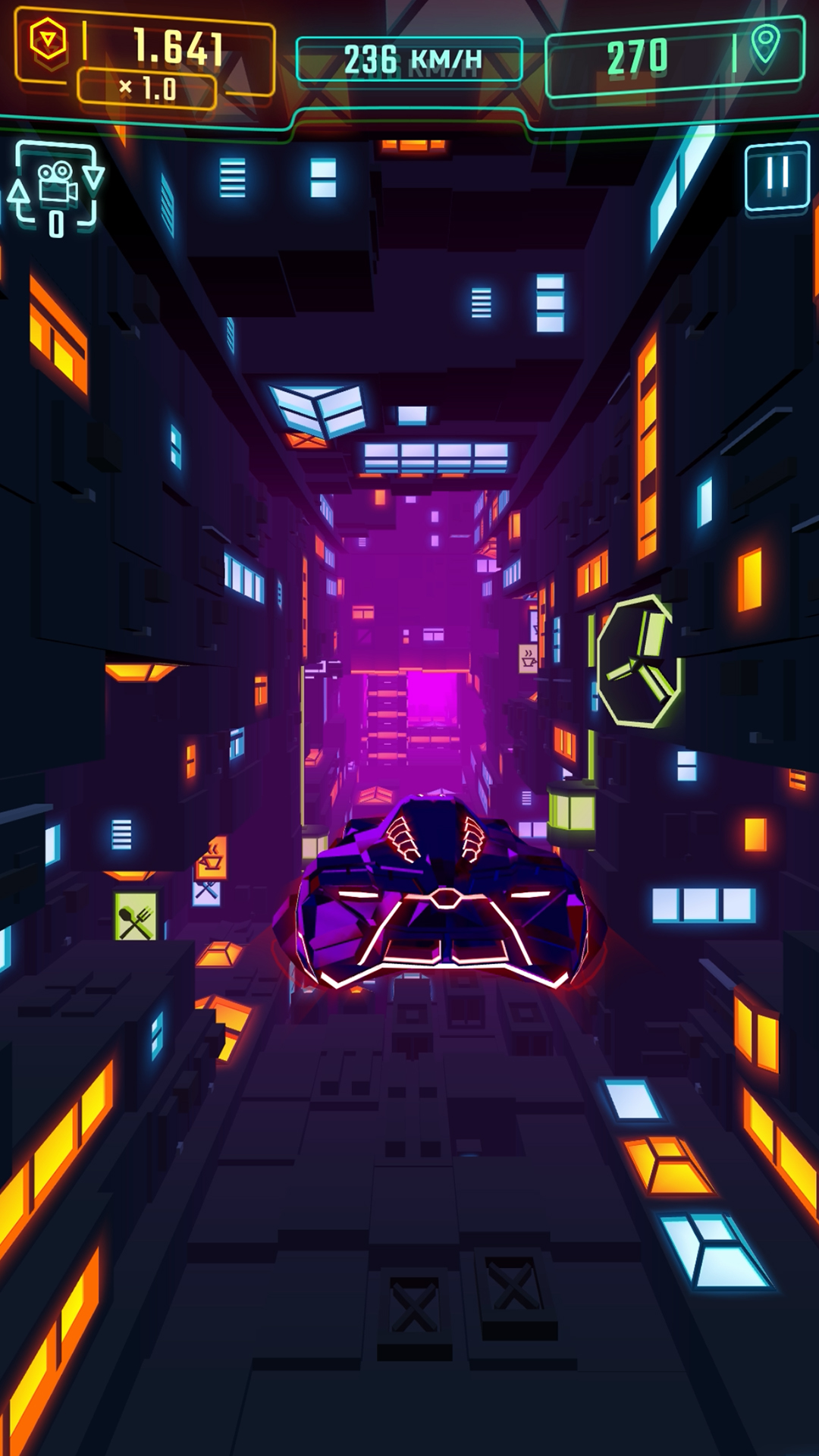 Neon flytron cyberpunk racer фото 10