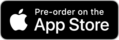 Pre order on the App Store Badge