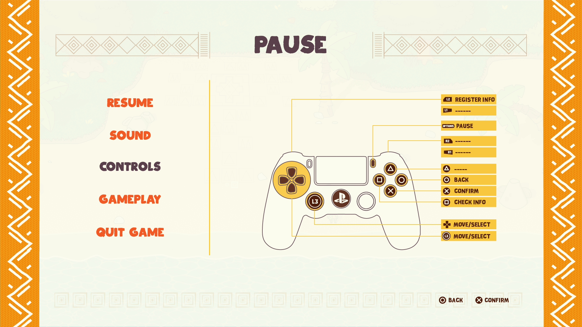 Njinga UI Pause Controls