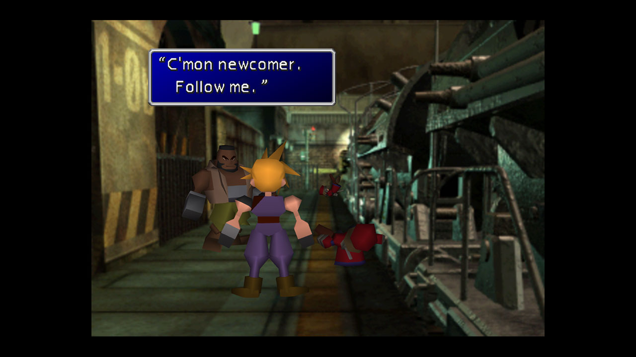 Final Fantasy VII Textbox