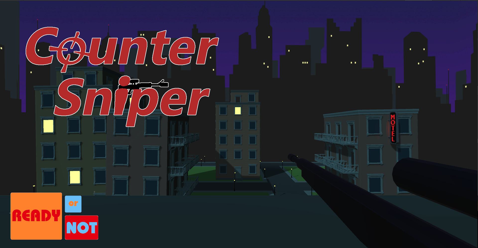 Counter Sniper Night Scene Test