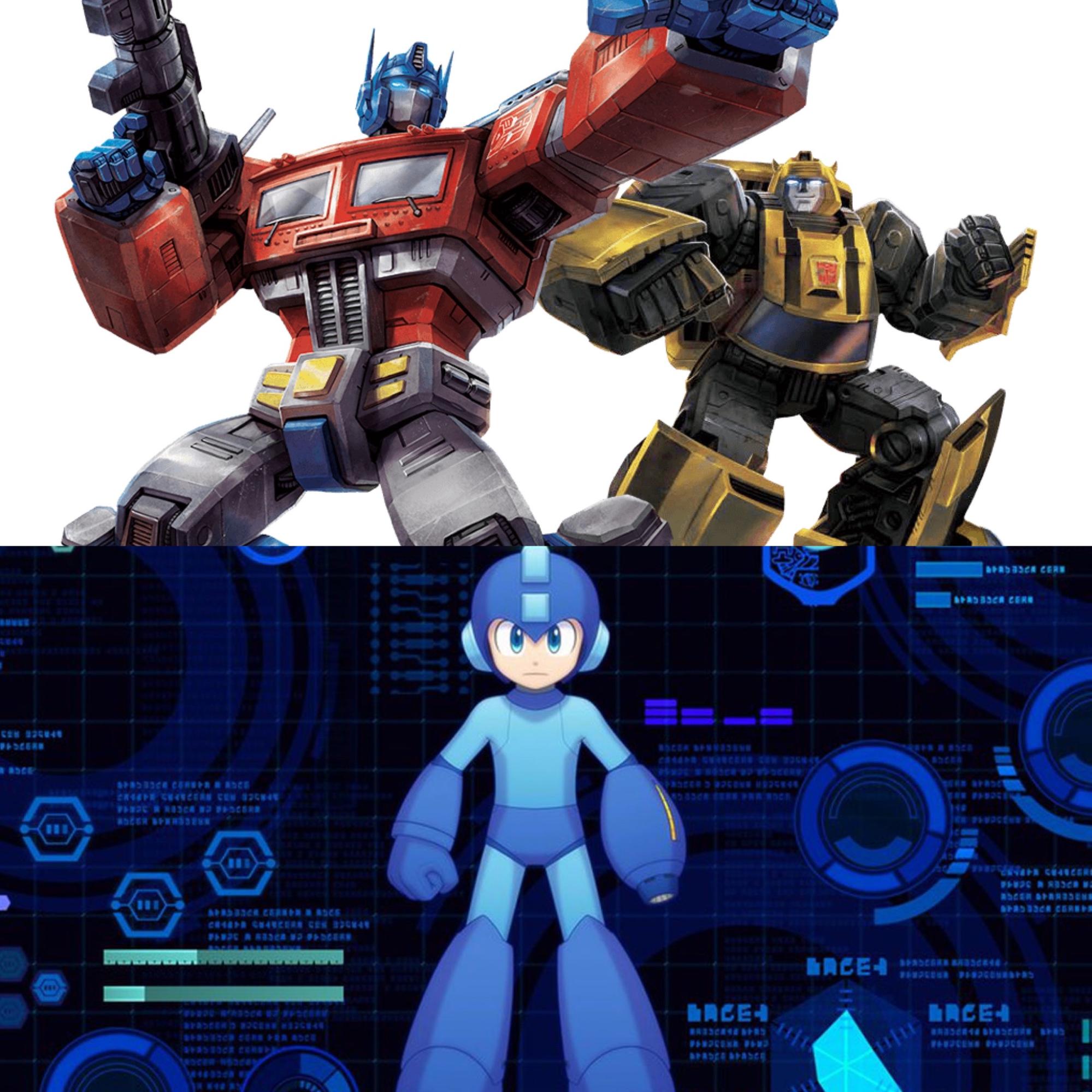 PicsArt: Megaman & Transformers