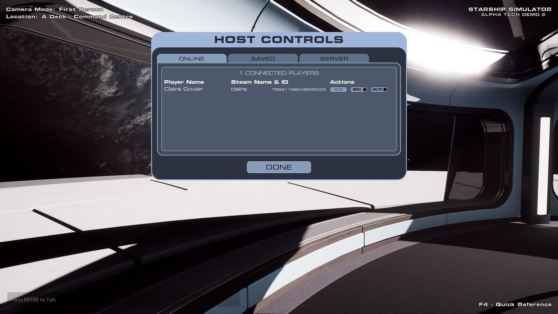 Host Controls