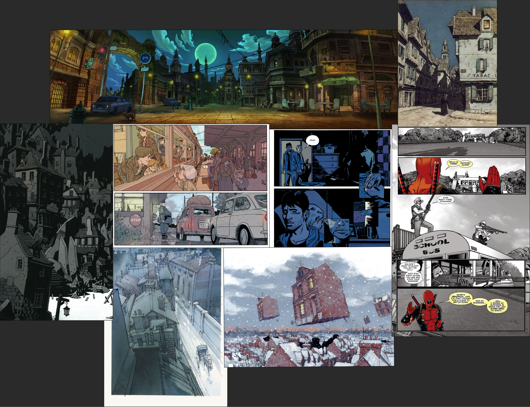 ComicBookArtStyle Moodboard