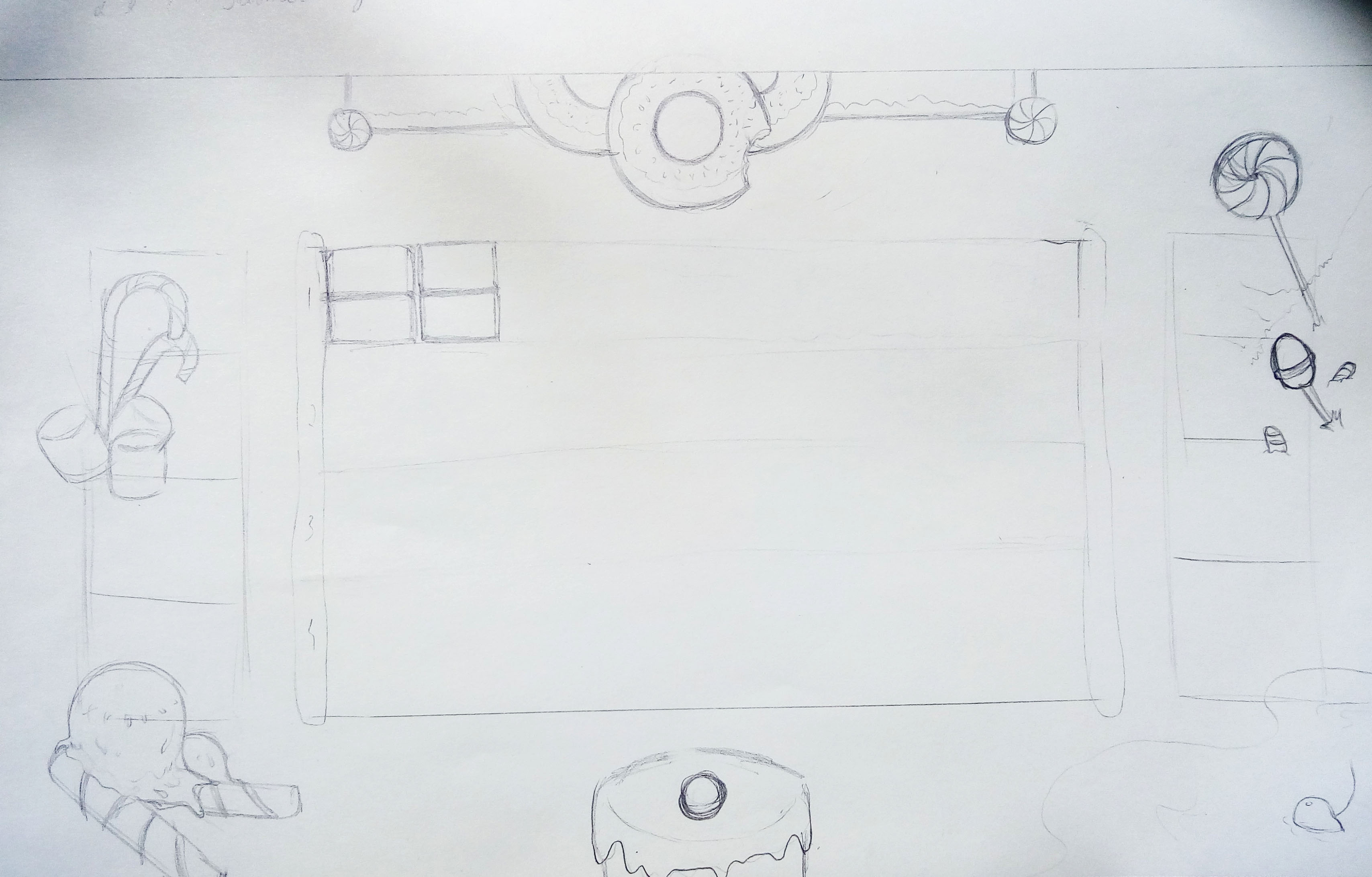 Game Board Environment Sketch 2