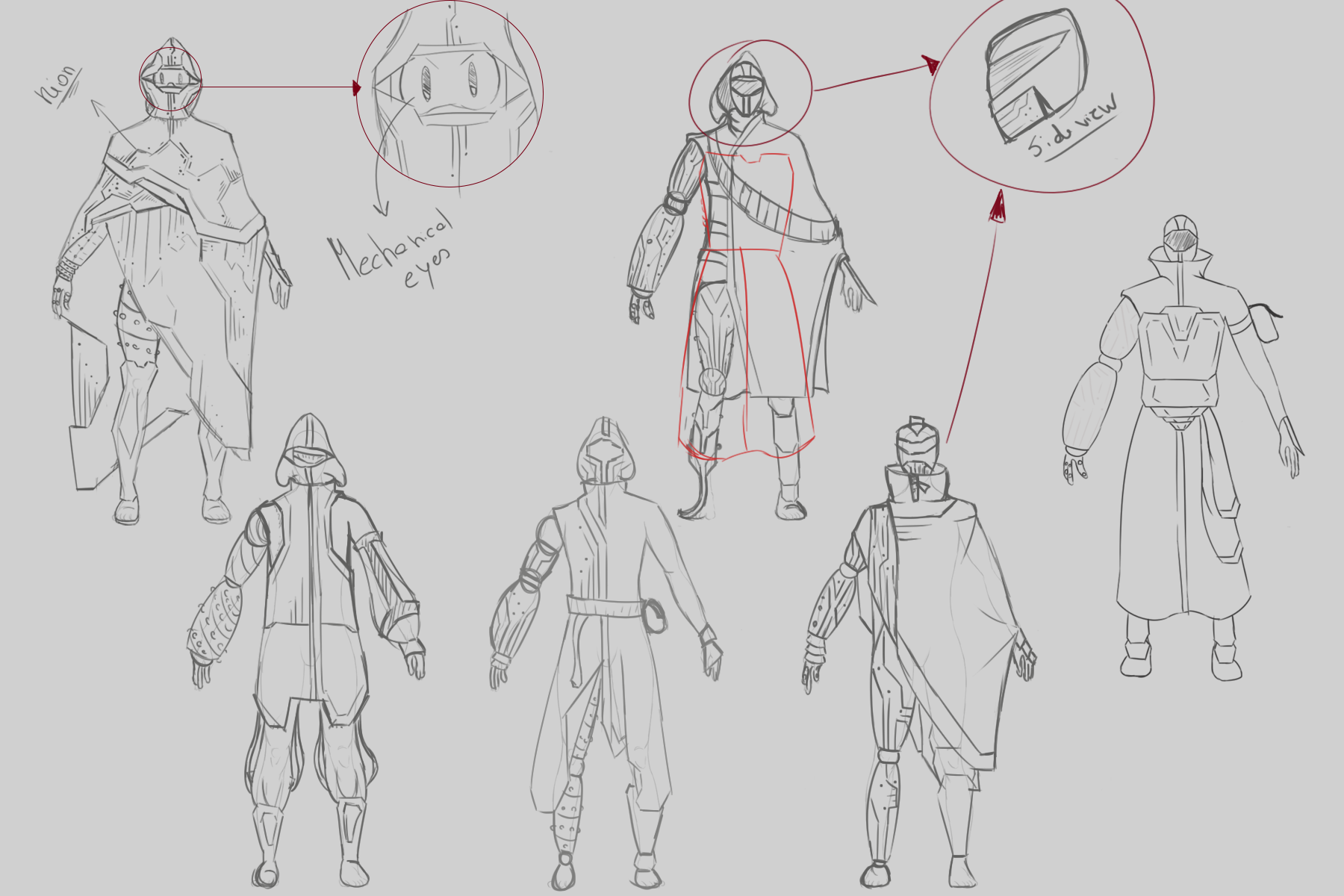 Character Design Rough Sketch 1