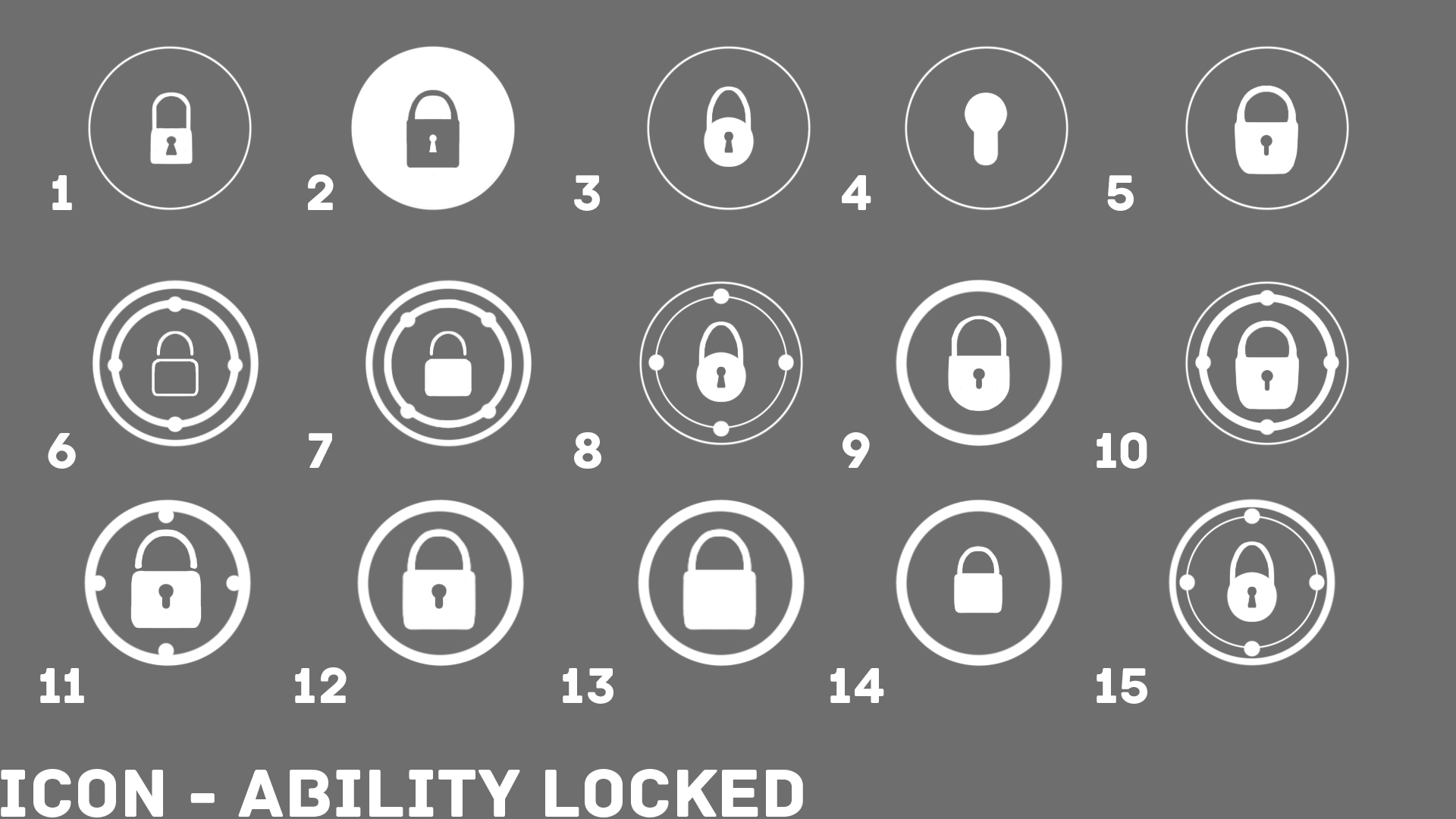 10   Lock Icon Sketches