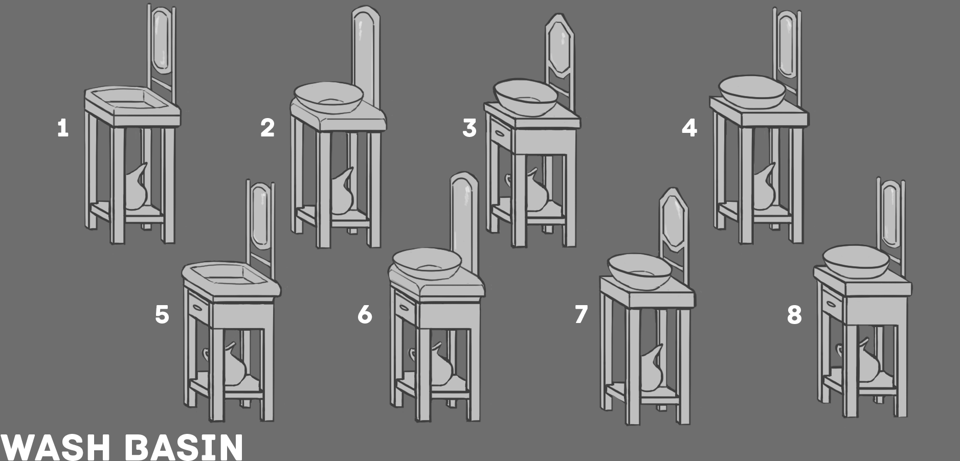 10b RD4 WashBasin Sketches