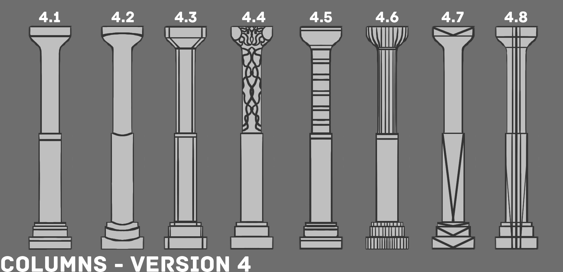 2d ED1 Column Sketches V4