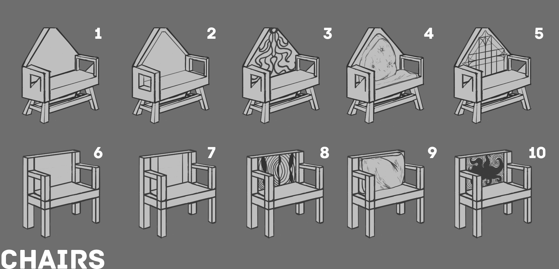 7c RD1 Chair Sketches