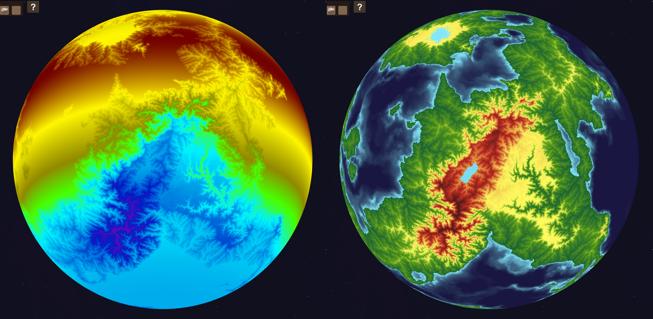 Realistic temperatures