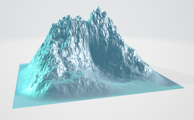 Mountain colored