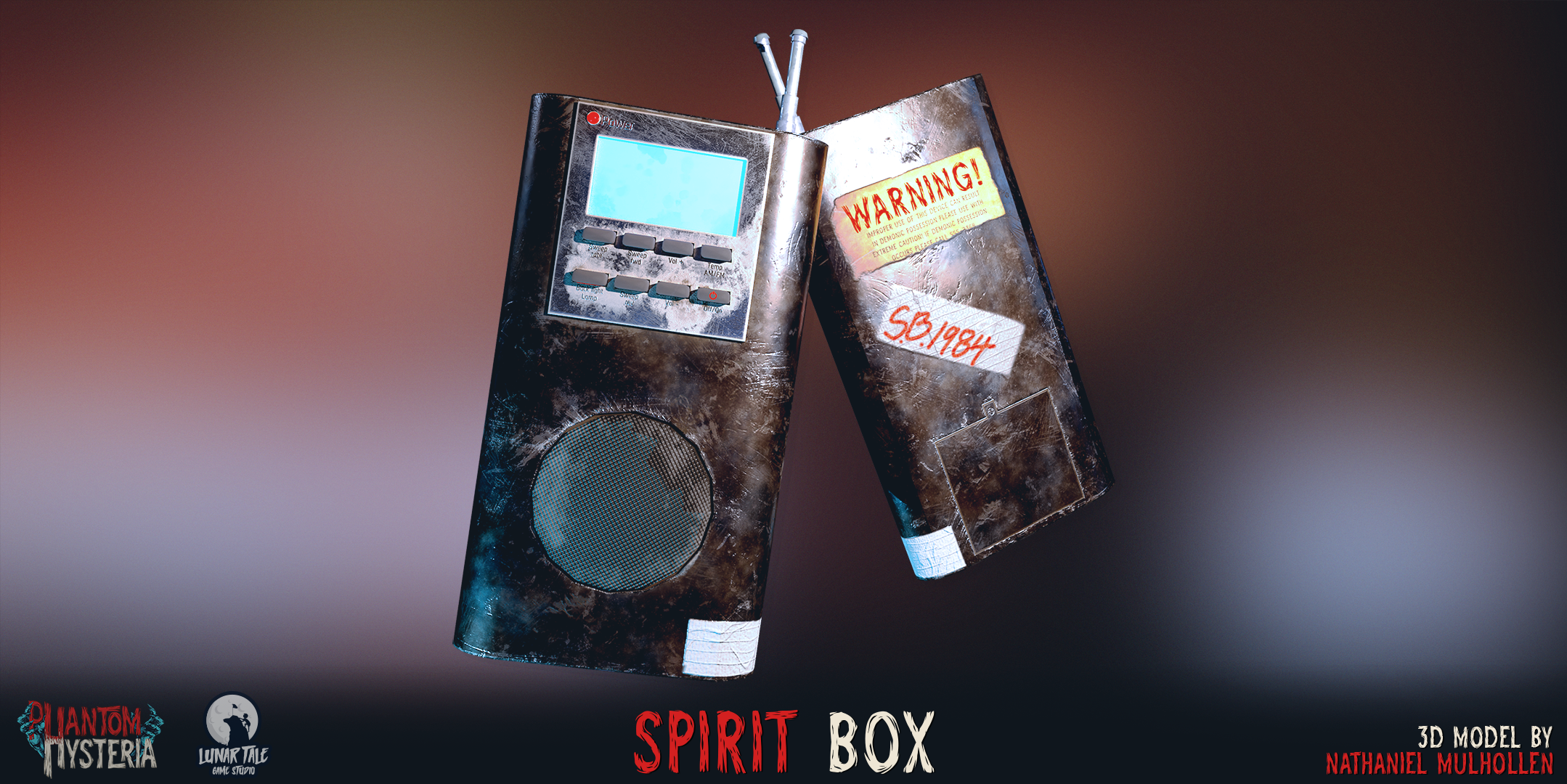 Spirit Box render Front Back