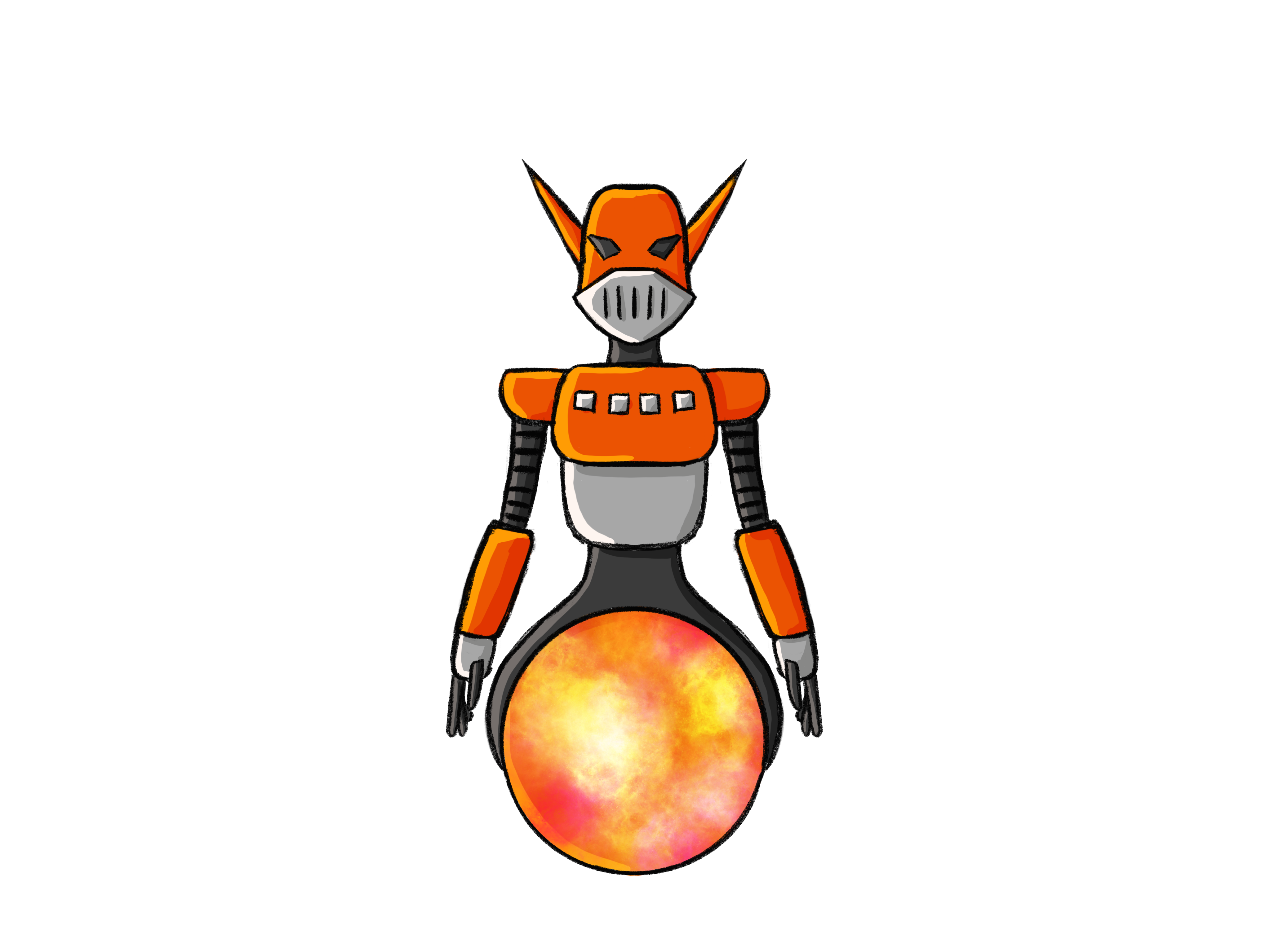 OrbWarrior Sketch Orange
