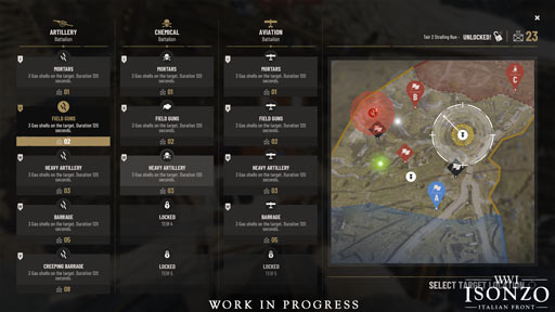 ISONZO Main Game Menus CALLIN