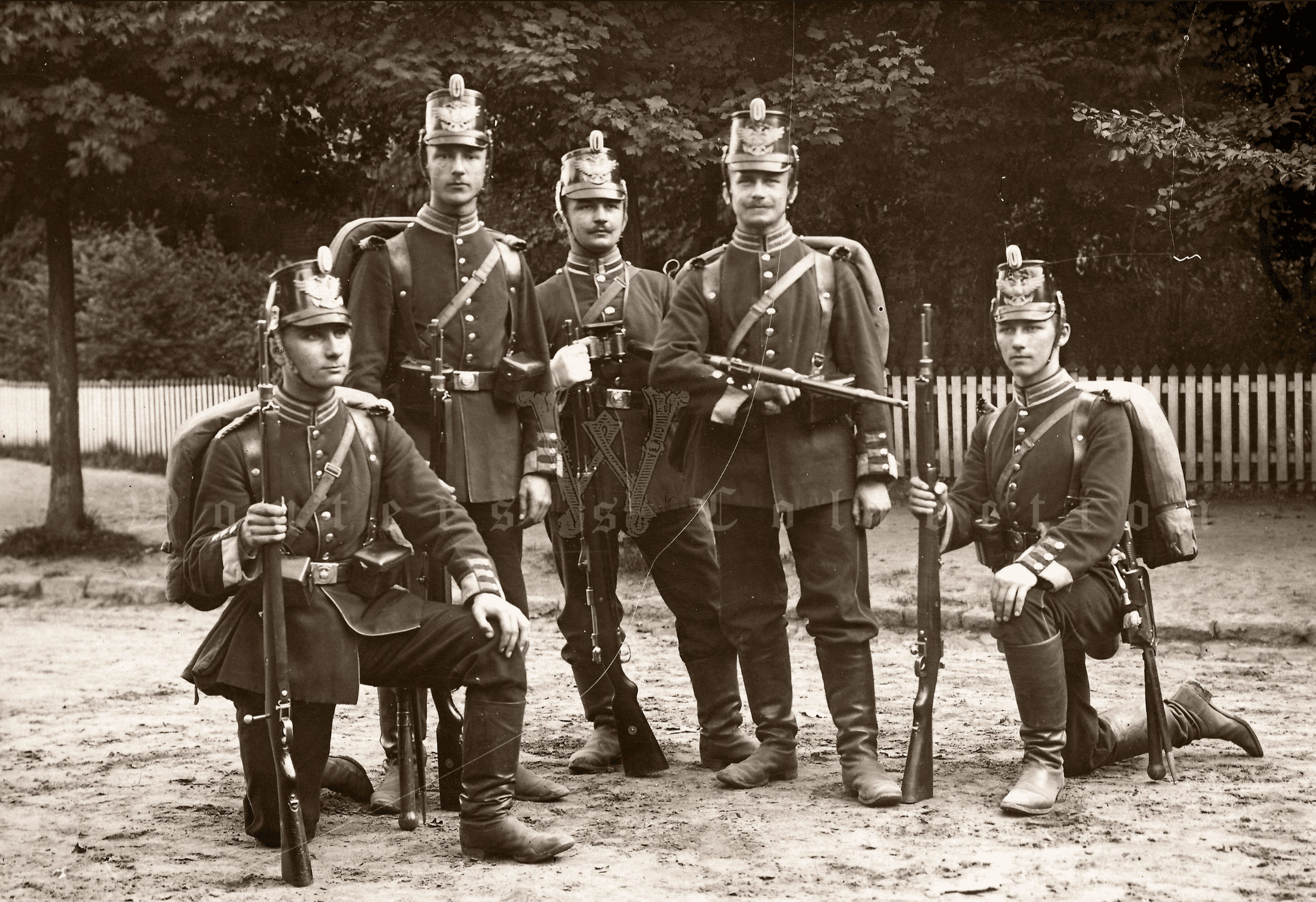 tschako soldiers