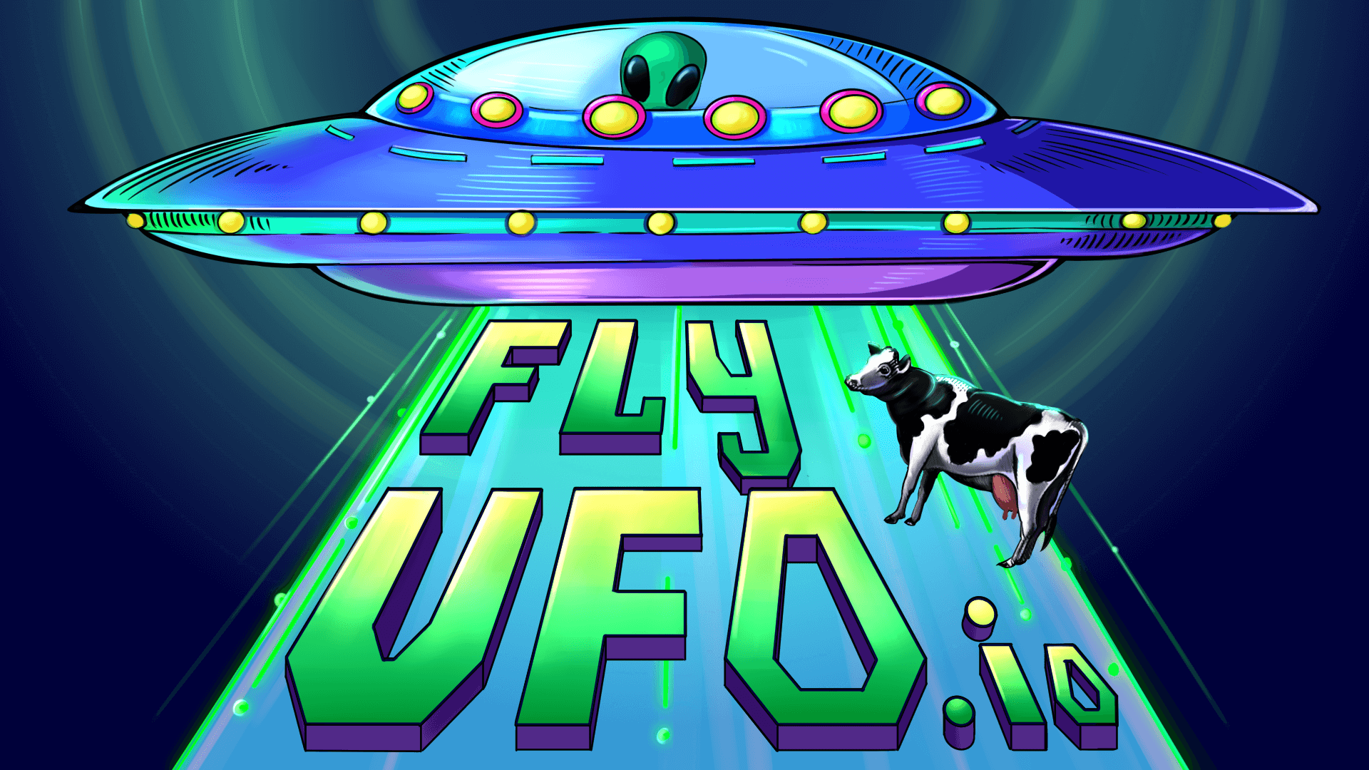 fly - ufo - io - logo