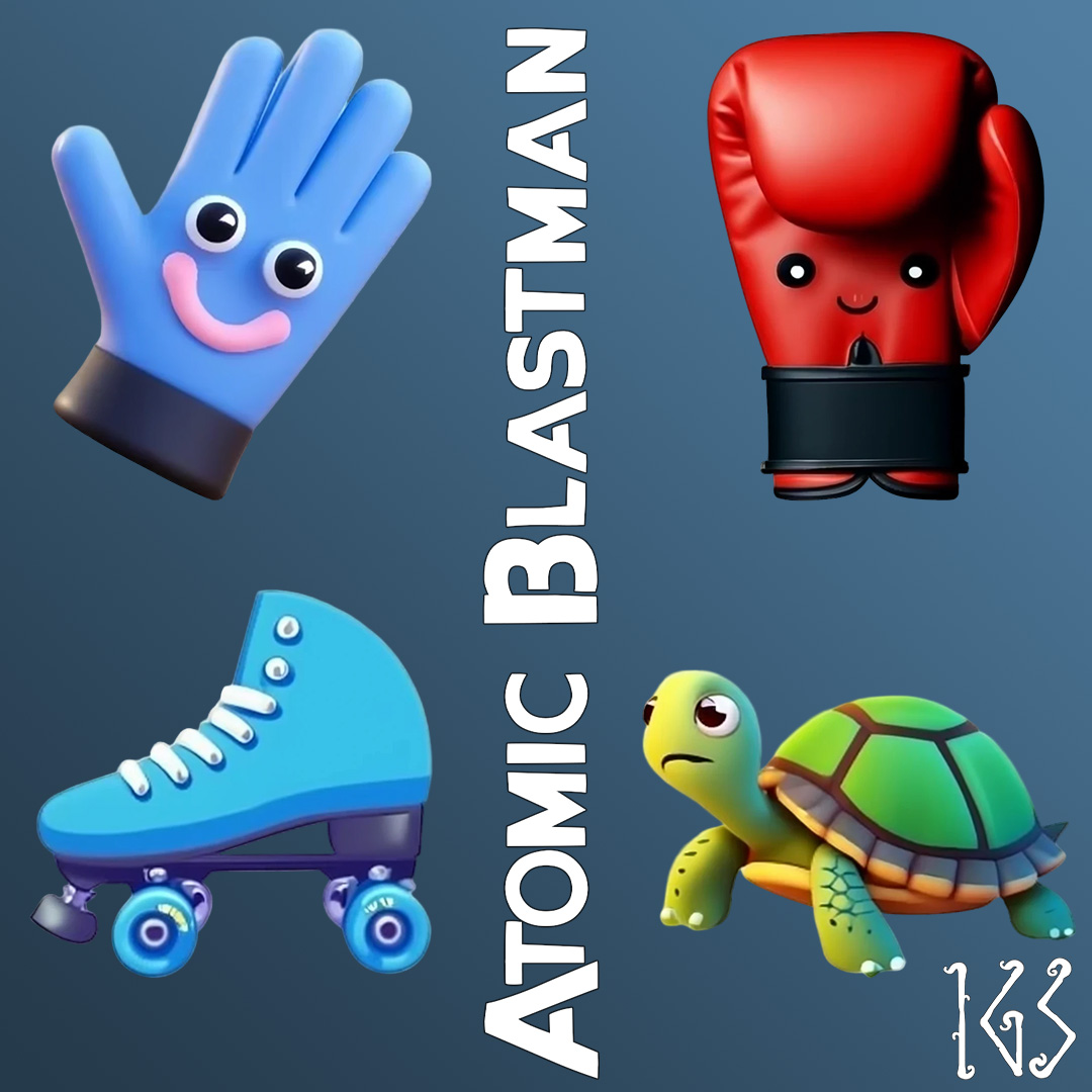 Atomic Blastman New Powerup Items