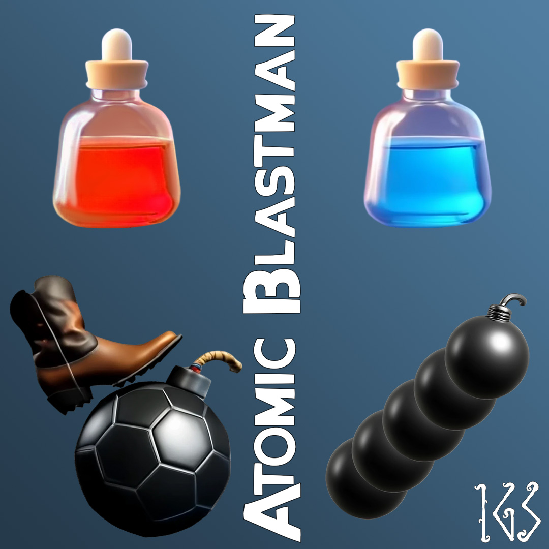 Atomic Blastman New Powerup Items